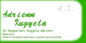 adrienn kugyela business card